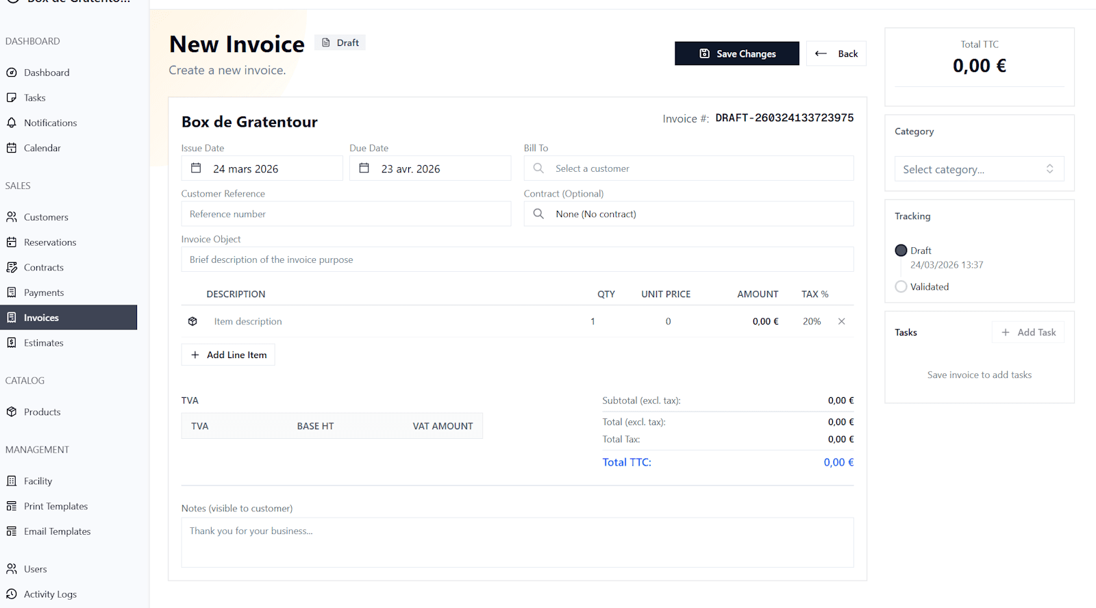 Facturation & Paiements